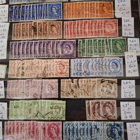 troc de  Echange timbres de Grange-Bretagne contre flyers uniquement, sur mytroc