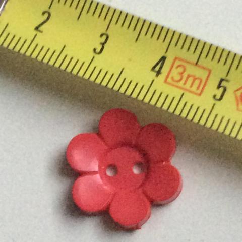 troc de  Réserve Franquat Bouton fleur rouge 2 cm, sur mytroc