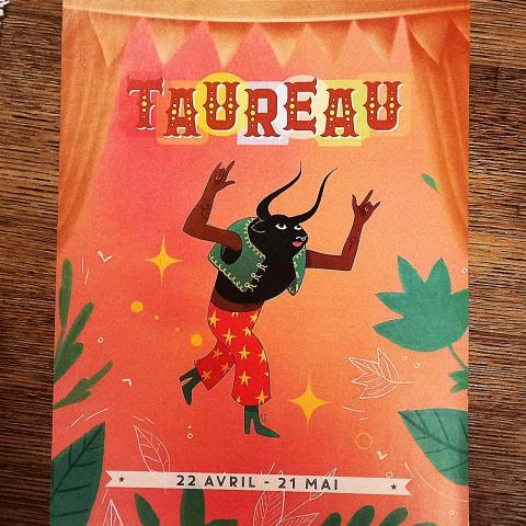 troc de  Affiche astro. "Taureau"., sur mytroc