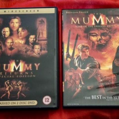 troc de  2 DVD films The Mummy 2 & 3 - Brendan Fraser, sur mytroc