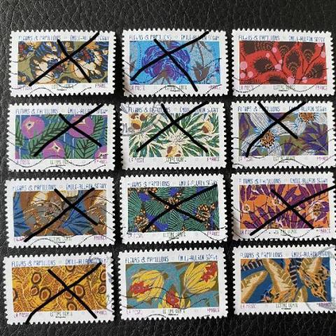 troc de  Rompu de Série Fleurs & Papillons 2024 - 3/12, sur mytroc