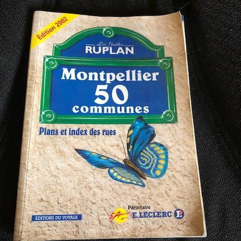 troc de  Guide rues plans ville de Montpellier et alentours ( 50 communes), sur mytroc