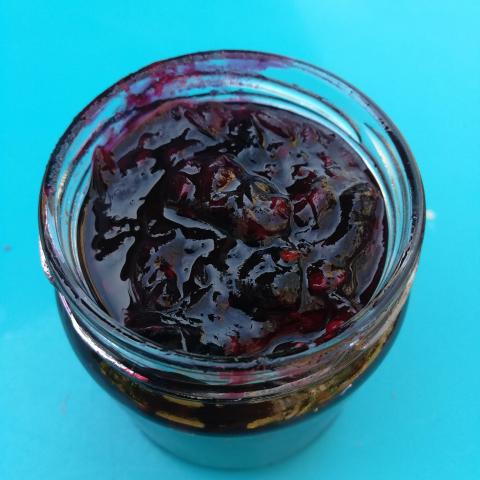 troc de  Confiture de groseilles et myrtilles du jardin, sur mytroc