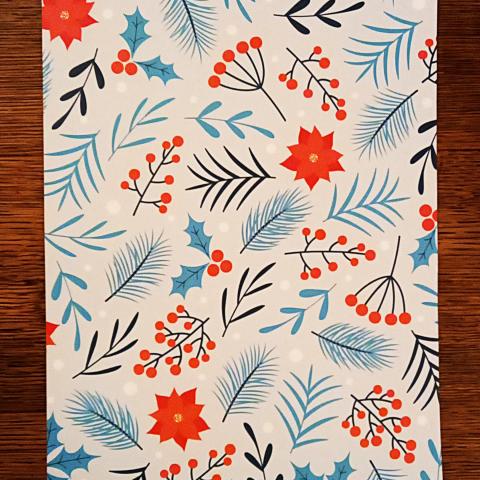 troc de  Papier créatif "Branches de gui et sapin"., sur mytroc