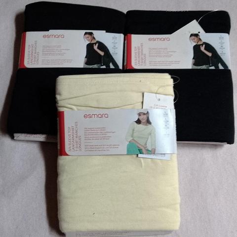 troc de  RESERVE et envoyé, lot 3 teeshirts, femme, taile L, NEUF, sur mytroc
