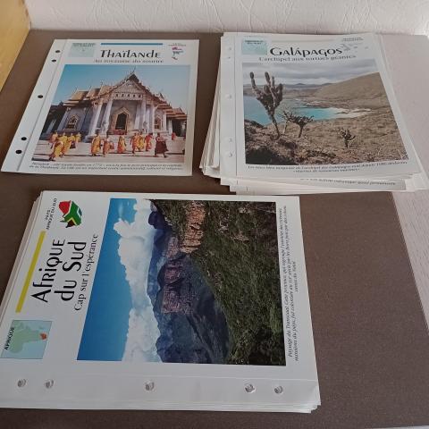 troc de  60 fiches pays et leurs cultures, sur mytroc