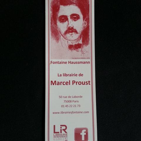 troc de  Marque page Marcel Proust, sur mytroc