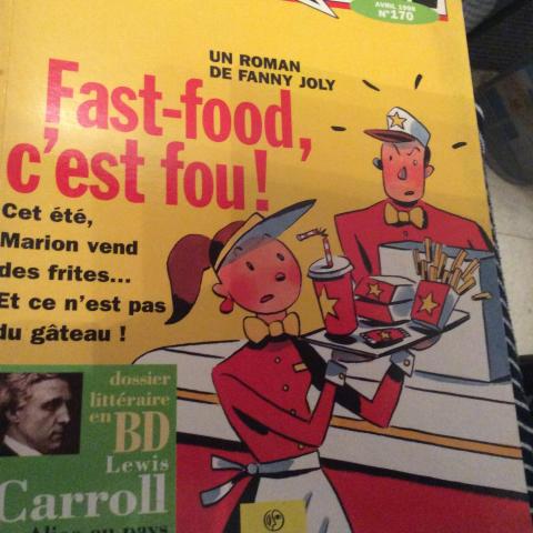 troc de  Je bouquine 170  roman Fanny Joly fast-food c’est fou, sur mytroc