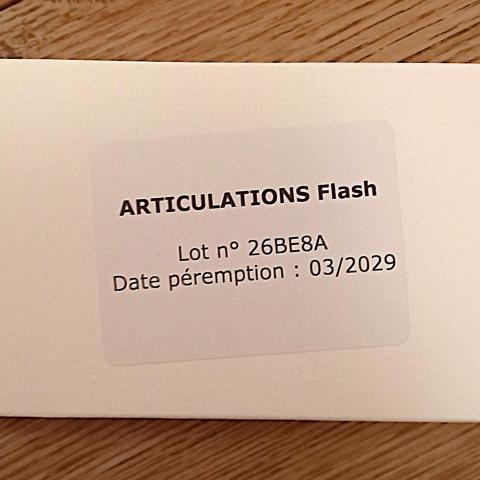 troc de  Boîte "Articulations flash"., sur mytroc