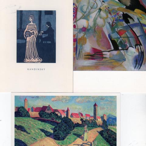 troc de  RESERVEES  3 cartes postales Kandinsky, sur mytroc