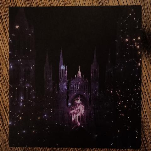 troc de  Image "La cathédrale de Rouen illuminée"., sur mytroc