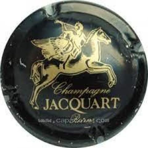 troc de  Capsule Champagne Jacquart Fond Noir Reims sous Q, sur mytroc