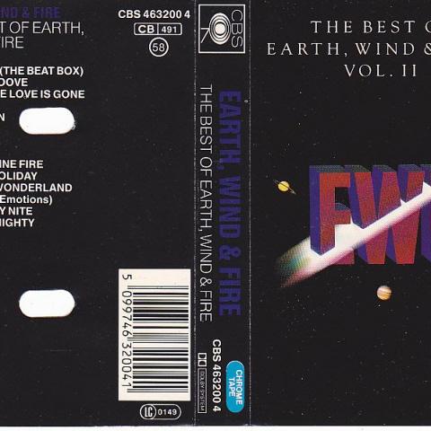 troc de  Cassette audio : Earth Wind and Fire " Best of Volume 2 ", sur mytroc