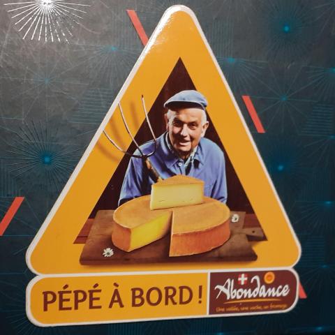 troc de  autocollant abodance " pépé à bord ", sur mytroc