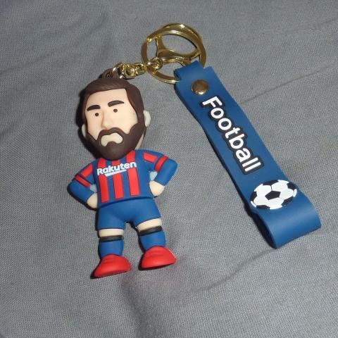 troc de  porte clé Messi en silicone, sur mytroc