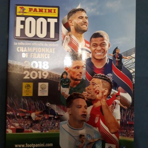 troc de  livret neuf panini 2018/2019 foot pour stickers, sur mytroc