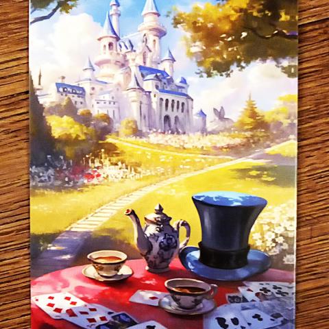 troc de  Carte postale "Décor d'Alice au pays des merveilles"., sur mytroc