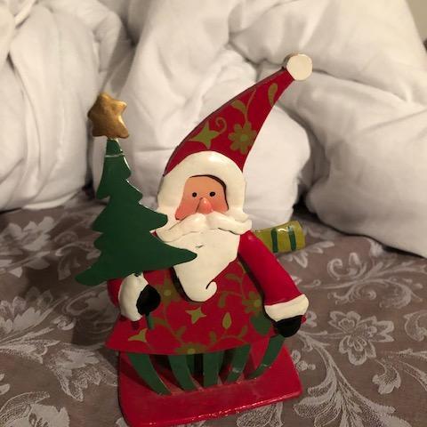 troc de  Père Noël métal peint, sur mytroc