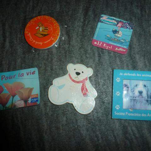 troc de  lot de 5 petits aimants fdp compris, sur mytroc