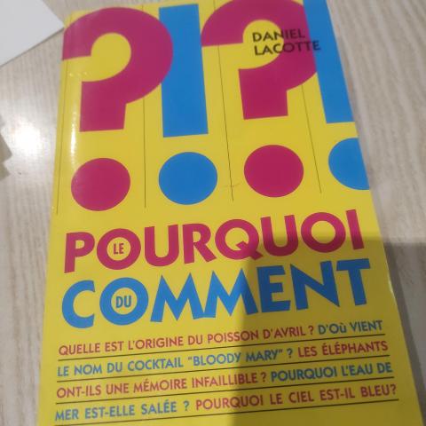 troc de  Réserver Le pourquoi du comment, sur mytroc