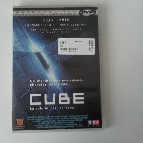 troc de  DVD : Cube, Le solution est en vous, sur mytroc