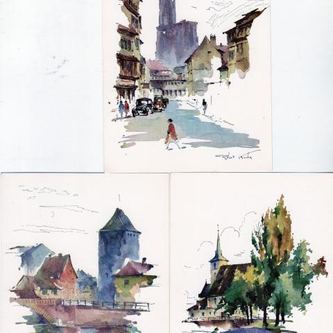 troc de  RESERVEES  3 cartes postales Robert kLUVEN, sur mytroc