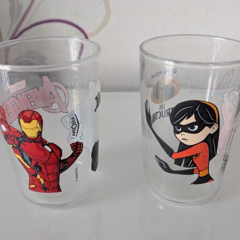 troc de  Lot 2 verres Amora - Disney, sur mytroc