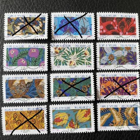 troc de  Attribué Rompu de Série Fleurs & Papillons 2024 - 7/12, sur mytroc