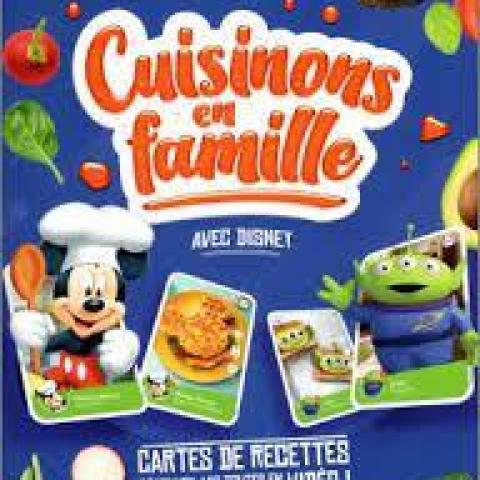troc de  Cartes Carrefour / Disney - Cuisinons en famille, sur mytroc