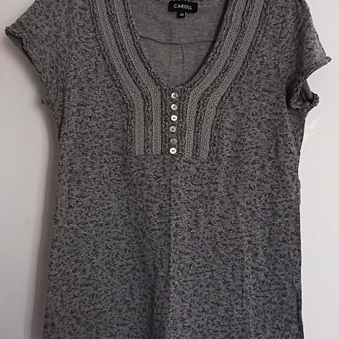 troc de  T-shirt gris floral. RESERVE., sur mytroc
