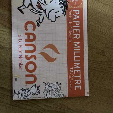 troc de  15 feuilles de papier millimétré Canson A4, sur mytroc