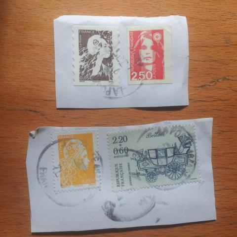 troc de  Lot 4 timbres France, sur mytroc