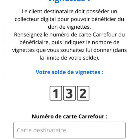 troc de  132 vignettes Sabatier valable jusqu’au 1 er septembre, sur mytroc