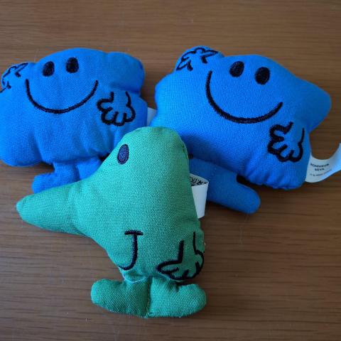troc de  Lot 3 petites peluches monsieur madame mc donald 2025, sur mytroc