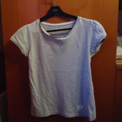 troc de  Tee-shirt gris chiné marque La Halle taille 12 ans, sur mytroc