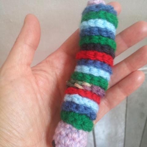 troc de  Petit ver annelé au crochet fait main #2, sur mytroc