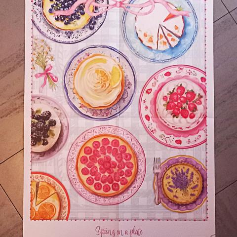 troc de  Poster "Spring on a plate"., sur mytroc