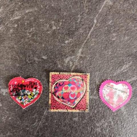 troc de  Lot timbres "Coeur" Saint Valentin, sur mytroc