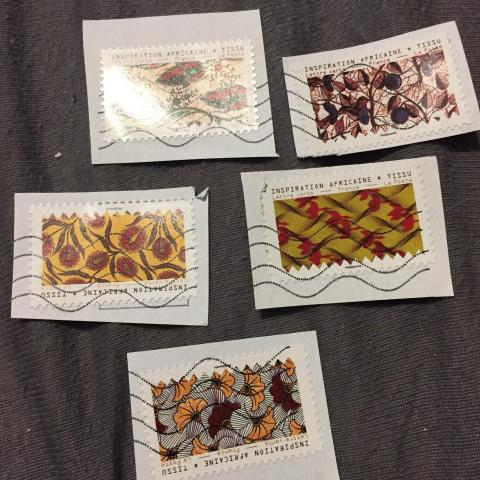 troc de  Lot de 5 timbres, sur mytroc