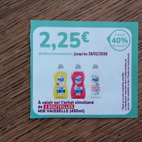 troc de  Bon de réduction MIR., sur mytroc