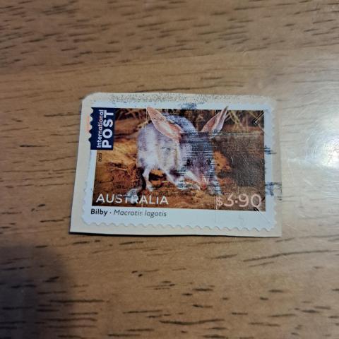 troc de  Timbre australien oblitéré pour collection, sur mytroc