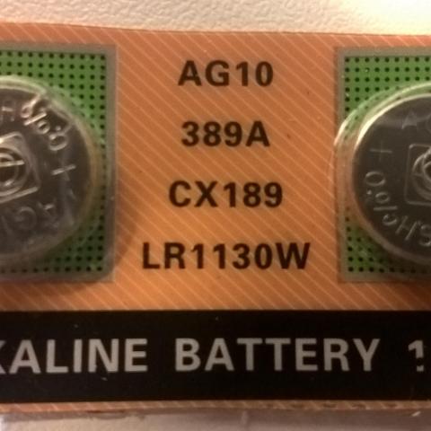 troc de  Piles AG10 189 LR54 Pile Alcaline Batterie 1.55 v SR54 389 189 LR, sur mytroc