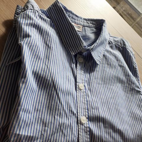 troc de  chemise rayures bleu/blanc 10 ans, sur mytroc