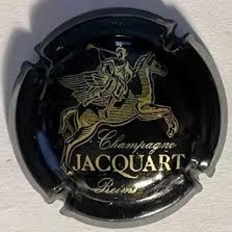 troc de  Capsule Champagne Jacquart Fond Noir Reims sous C, sur mytroc
