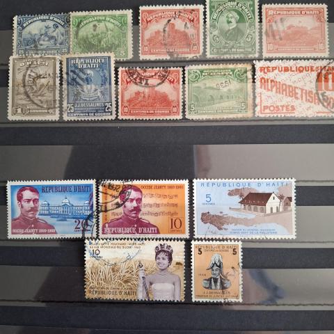 troc de  Echange lot de timbres d' Haïti contre flyers uniquement, sur mytroc