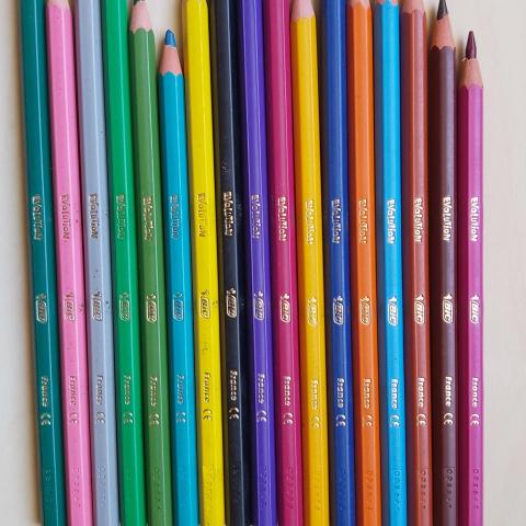 troc de  *RÉSERVÉ* Lots crayons de couleurs Bic, sur mytroc