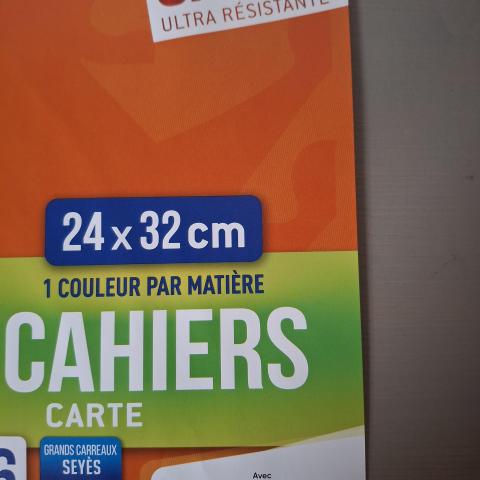 troc de  Cahier grands carreaux neuf, sur mytroc