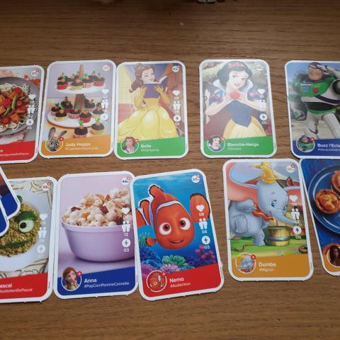 troc de  CARTES DISNEY CARREFOUR CUISINONS EN FAMILLE, sur mytroc