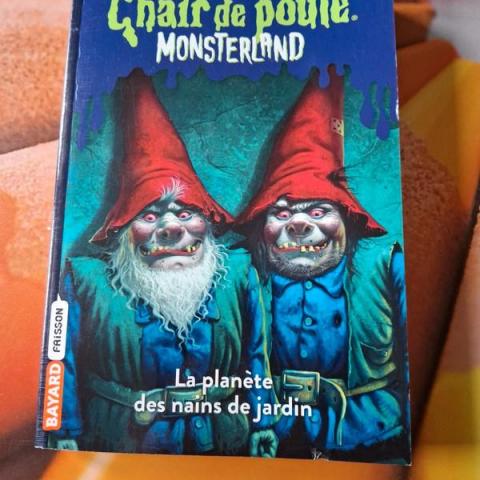 troc de  *reserve* Livre chair de poule monsterland la planète des nains de jardin r, sur mytroc