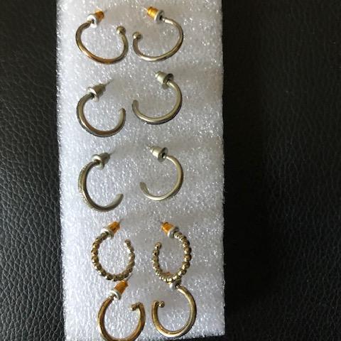 troc de  5 paires de boucles percing, sur mytroc